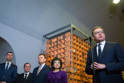 W Muzeum Katyńskim zainaugurowano ogólnopolski konkurs plastyczno-literacki „Polskie serce pękło. Katyń 1940” – Warszawa, 28 stycznia 2020. Fot. Sławek Kasper (IPN)