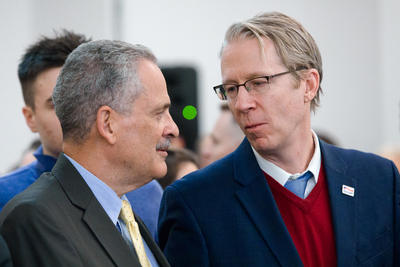 Otwarcie wystawy rzeźb „Obraz Treblinki w oczach Samuela Willenberga” – 28 stycznia 2020. Fot. Sławek Kasper (IPN)