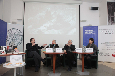 Dyskusja o Józefie Mackiewiczu w 35. rocznicę śmierci pisarza – Warszawa, 31 stycznia 2020. Fot. Piotr Życieński (IPN)