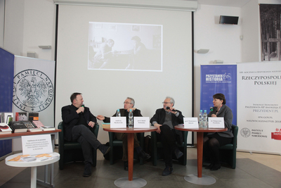 Dyskusja o Józefie Mackiewiczu w 35. rocznicę śmierci pisarza – Warszawa, 31 stycznia 2020. Fot. Piotr Życieński (IPN)