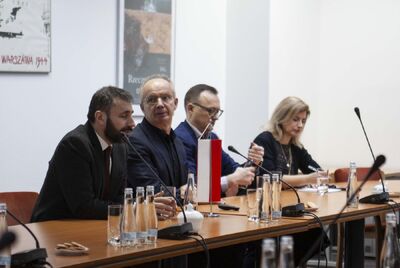 Delegacja z Albanii z wizytą w siedzibie IPN – 5 lutego 2020. Fot. Anna Boguniecka (IPN)