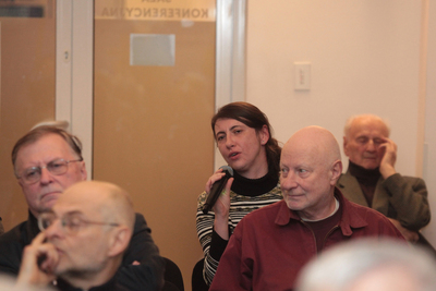 „Eksterminacja ludności żydowskiej w świetle raportu Jürgena Stroopa ” – spotkanie z cyklu „Historia zza kulis” – Warszawa, 11 lutego 2020. Fot. Piotr Życieński (IPN)