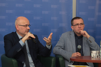 „Eksterminacja ludności żydowskiej w świetle raportu Jürgena Stroopa ” – spotkanie z cyklu „Historia zza kulis” – Warszawa, 11 lutego 2020. Fot. Piotr Życieński (IPN)