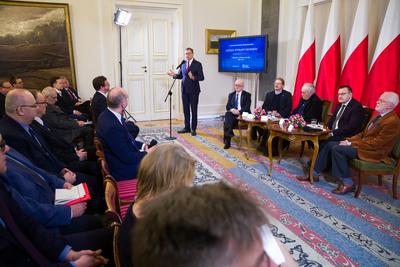 „Geneza wyprawy kijowskiej” – trzynasta belwederska debata historyków – 20 lutego 2020. Fot. S. Kasper (IPN)