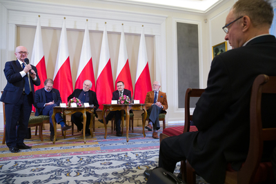 „Geneza wyprawy kijowskiej” – trzynasta belwederska debata historyków – 20 lutego 2020. Fot. S. Kasper (IPN)