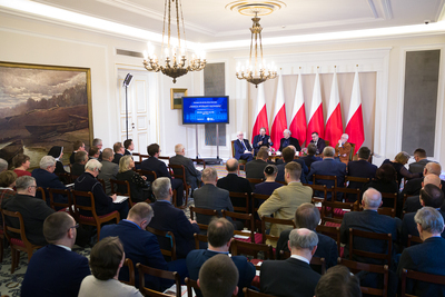 „Geneza wyprawy kijowskiej” – trzynasta belwederska debata historyków – 20 lutego 2020. Fot. S. Kasper (IPN)