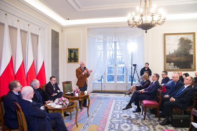 „Geneza wyprawy kijowskiej” – trzynasta belwederska debata historyków – 20 lutego 2020. Fot. S. Kasper (IPN)