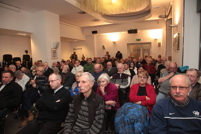 Dyskusja „Czy wywiad cywilny PRL został przejęty przez amerykańskie służby specjalne?” – Warszawa, 21 lutego 2020. Fot. Piotr Życieński (IPN)