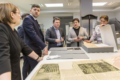 Przedstawiciele archiwów ukraińskich z wizytą w IPN – Warszawa, 24–25 lutego 2020. Fot. Katarzyna Adamów (IPN)