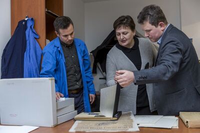 Przedstawiciele archiwów ukraińskich z wizytą w IPN – Warszawa, 24–25 lutego 2020. Fot. Katarzyna Adamów (IPN)