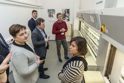 Przedstawiciele archiwów ukraińskich z wizytą w IPN – Warszawa, 24–25 lutego 2020. Fot. Katarzyna Adamów (IPN)