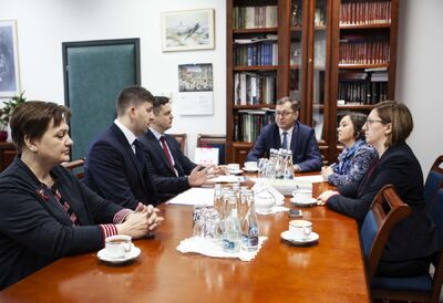 Przedstawiciele archiwów ukraińskich z wizytą w IPN – Warszawa, 24–25 lutego 2020. Fot. Anna Boguniecka (IPN)