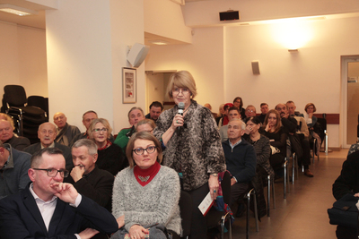 Wykład Piotra Majewskiego o Janie Zachwatowiczu i konserwatorach zabytków – Warszawa, 25 lutego 2020. Fot. Piotr Życieński