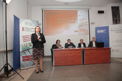 Nie tylko Palmiry…” – spotkanie poświęcone pierwszym hitlerowskim egzekucjom Polaków podczas II wojny światowej – Warszawa, 26 lutego 2020. Fot. Piotr Życieński (IPN)