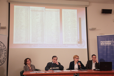 Nie tylko Palmiry…” – spotkanie poświęcone pierwszym hitlerowskim egzekucjom Polaków podczas II wojny światowej – Warszawa, 26 lutego 2020. Fot. Piotr Życieński (IPN)