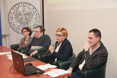 Nie tylko Palmiry…” – spotkanie poświęcone pierwszym hitlerowskim egzekucjom Polaków podczas II wojny światowej – Warszawa, 26 lutego 2020. Fot. Piotr Życieński (IPN)