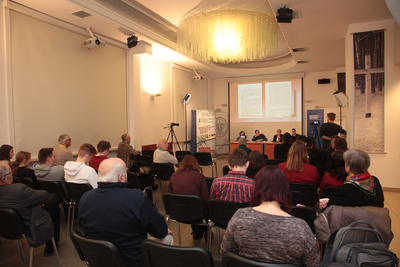 Nie tylko Palmiry…” – spotkanie poświęcone pierwszym hitlerowskim egzekucjom Polaków podczas II wojny światowej – Warszawa, 26 lutego 2020. Fot. Piotr Życieński (IPN)