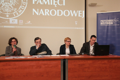 Nie tylko Palmiry…” – spotkanie poświęcone pierwszym hitlerowskim egzekucjom Polaków podczas II wojny światowej – Warszawa, 26 lutego 2020. Fot. Piotr Życieński (IPN)