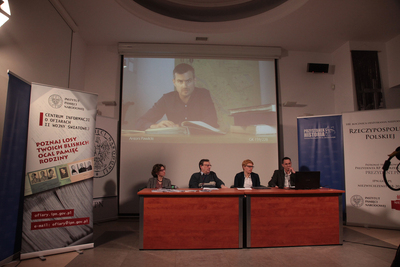 Nie tylko Palmiry…” – spotkanie poświęcone pierwszym hitlerowskim egzekucjom Polaków podczas II wojny światowej – Warszawa, 26 lutego 2020. Fot. Piotr Życieński (IPN)