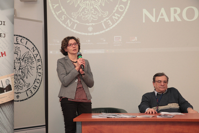 Nie tylko Palmiry…” – spotkanie poświęcone pierwszym hitlerowskim egzekucjom Polaków podczas II wojny światowej – Warszawa, 26 lutego 2020. Fot. Piotr Życieński (IPN)