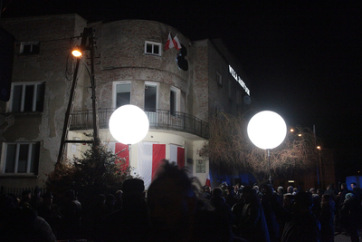 Uroczystości w hołdzie ofiarom represji komunistycznych przetrzymywanym i torturowanym w Willi Jasny Dom – Warszawa, 27 lutego 2020. Fot. Piotr Życieński (IPN)