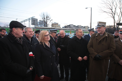 Uroczystości w hołdzie ofiarom represji komunistycznych przetrzymywanym i torturowanym w Willi Jasny Dom – Warszawa, 27 lutego 2020. Fot. Piotr Życieński (IPN)