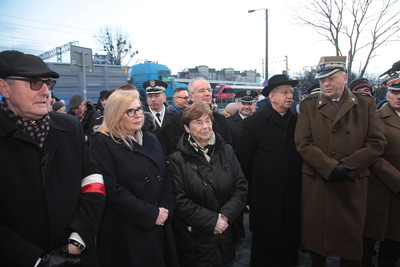 Uroczystości w hołdzie ofiarom represji komunistycznych przetrzymywanym i torturowanym w Willi Jasny Dom – Warszawa, 27 lutego 2020. Fot. Piotr Życieński (IPN)