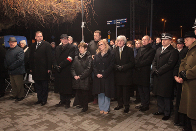 Uroczystości w hołdzie ofiarom represji komunistycznych przetrzymywanym i torturowanym w Willi Jasny Dom – Warszawa, 27 lutego 2020. Fot. Piotr Życieński (IPN)