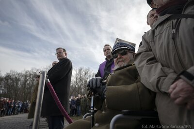 Uroczystości na powązkowskiej „Łączce” – Warszawa, 1 marca 2020. Fot. Marta Smolańska (IPN)