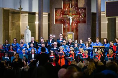 Uroczystość dziękczynienia za dzieło Matki Matyldy Getter i Sióstr Franciszkanek Rodziny Maryi, ratujących Żydów podczas II wojny światowej – Warszawa, 29 lutego 2019. Fot. Sławek Kasper (IPN)