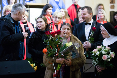 Uroczystość dziękczynienia za dzieło Matki Matyldy Getter i Sióstr Franciszkanek Rodziny Maryi, ratujących Żydów podczas II wojny światowej – Warszawa, 29 lutego 2019. Fot. Sławek Kasper (IPN)