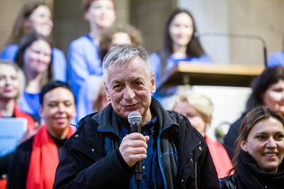 Uroczystość dziękczynienia za dzieło Matki Matyldy Getter i Sióstr Franciszkanek Rodziny Maryi, ratujących Żydów podczas II wojny światowej – Warszawa, 29 lutego 2019. Fot. Sławek Kasper (IPN)