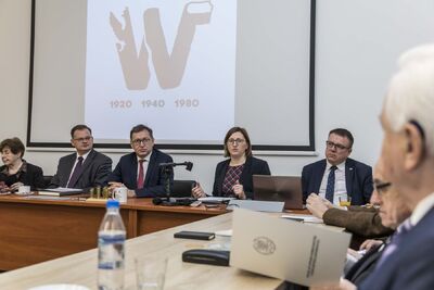Posiedzenie Rady do Spraw Działaczy Opozycji Antykomunistycznej oraz Osób Represjonowanych z Powodów Politycznych – Warszawa, 9 marca 2020. Fot. Katarzyna Adamów (IPN)