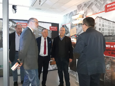 Członkowie Kolegium IPN w Izbie Pamięci „Strzelecka 8” – 10 marca 2020. Fot. Nikolina Laskus-Drożdżewicz (IPN)