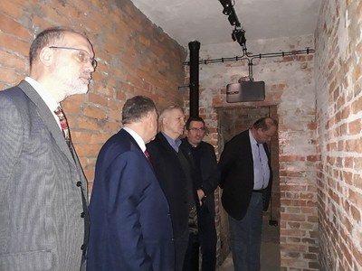 Członkowie Kolegium IPN w Izbie Pamięci „Strzelecka 8” – 10 marca 2020. Fot. Nikolina Laskus-Drożdżewicz (IPN)