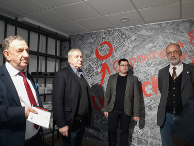 Członkowie Kolegium IPN w Izbie Pamięci „Strzelecka 8” – 10 marca 2020. Fot. Nikolina Laskus-Drożdżewicz (IPN)