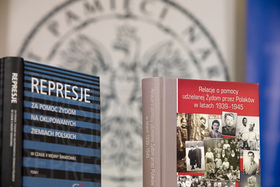 Konferencja prasowa online z udziałem zastępcy prezesa IPN dr. Mateusza Szpytmy z okazji Narodowego Dnia Pamięci Polaków ratujących Żydów pod okupacją niemiecką – 23 marca 2020. Fot. Sławek Kasper (IPN)