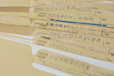 Korespondencja dotycząca Polaków ratujących Żydów podczas II wojny światowej (fot. Archiwum IPN)