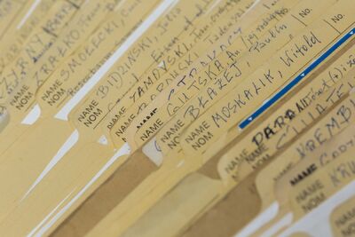 Korespondencja dotycząca Polaków ratujących Żydów podczas II wojny światowej (fot. Archiwum IPN)