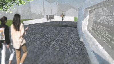 Pomnik Katyński w Opolu – wizualizacja