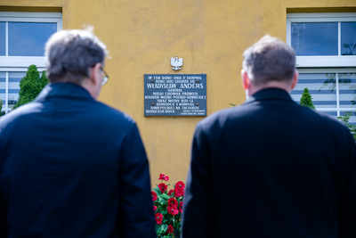 Miejsce urodzenia gen. Władysława Andersa w Błoniu-Krośniewicach (woj. łódzkie) – 12 maja 2020. Fot. Sławek Kasper (IPN)