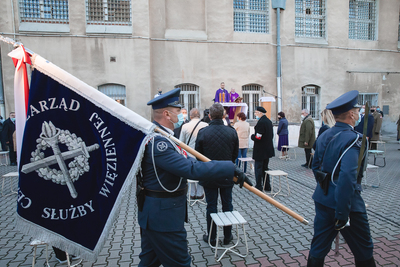 Uroczystości w 72. rocznicę śmierci rotmistrza Witolda Pileckiego w Muzeum Żołnierzy Wyklętych i Więźniów Politycznych PRL przy ul. Rakowieckiej w Warszawie – 25 maja 2020. Fot. Sławek Kasper (IPN)