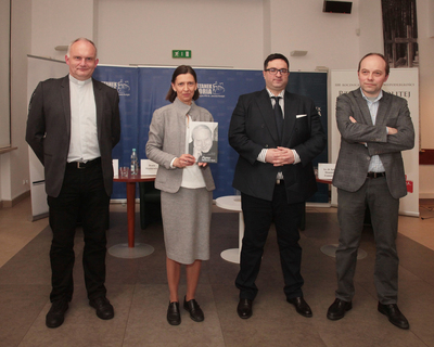 Dyskusja o biografii kardynała Wyszyńskiego w rocznicę śmierci Prymasa – 28 maja 2020. Fot. Piotr Życieński (IPN)