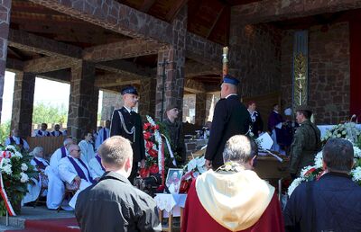 Uroczystości pogrzebowe ks. Czesława Wali. Fot. IPN