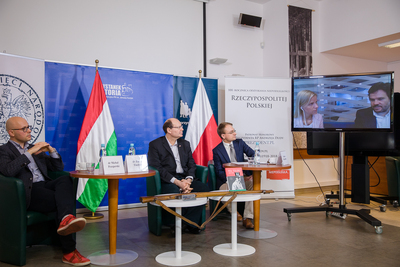 Dyskusja o książce Balázsa Ablonczyego „Pál Teleki (1879–1941)” – 17 czerwca 2020. Fot. Sławek Kasper (IPN)