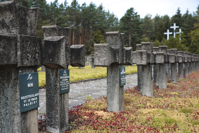 Hołd dla Polaków zamordowanych przez Niemców w Palmirach – w 80. rocznicę zbrodni na Macieju Rataju i Mieczysławie Niedziałkowskim – 21 czerwca 2020. Fot. Sławek Kasper (IPN)