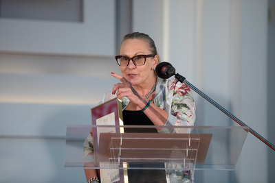 Monika Kalinowska – laureatka nagrody im. Macieja Łukasiewicza – 25 czerwca 2020. Fot. Sławek Kasper (IPN)