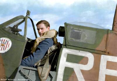 Ilustracja do konkursu „Polscy piloci w Bitwie o Anglię”