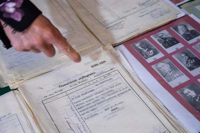 Prezentacja znaczka poświęconego wybitnemu kryptologowi Janowi Kowalewskiemu – Warszawa, 30 czerwca 2020. Fot. Sławek Kasper (IPN)