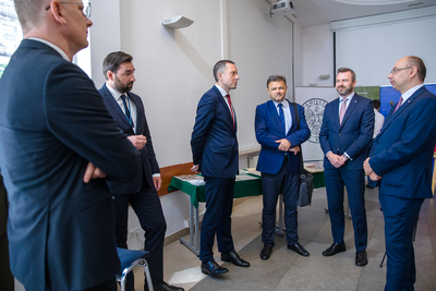 Prezentacja znaczka poświęconego wybitnemu kryptologowi Janowi Kowalewskiemu – Warszawa, 30 czerwca 2020. Fot. Sławek Kasper (IPN)